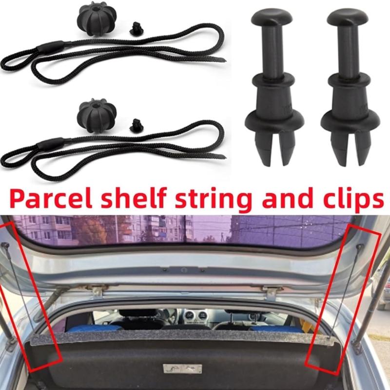 Rear Parcel Shelf Strap Trunk HangsRope Buckle Sling Holding String Cord for MK6 MK5 R20 MK2 8V 1K6863447A 1K6863447A9B9