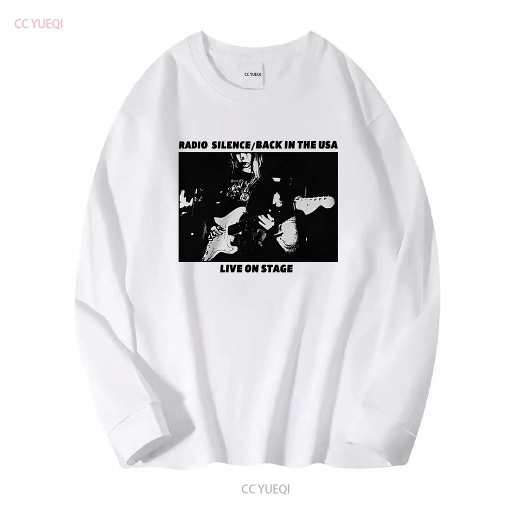 BRANDY MELVILLE JOHN GALT RADIO SILENCE LIVE ON STAGE USA SHIRT CREAM MENS L NEW vintage Washed Breathable graphic Soft