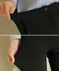 Ppaeppae Hidden Elastic Waist, Amazing Fit, Super Stretchy Spandex Slim Straight Slacks