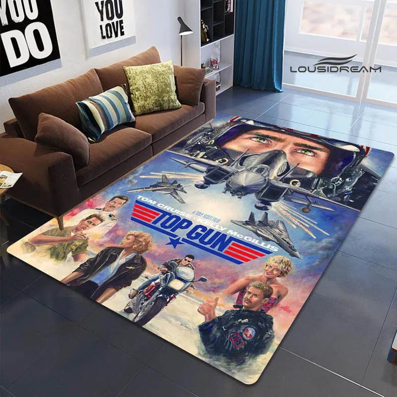 Classic Movie TOP GUN printed Carpet rugs for bedroom area rug living room carpet Outdoor carpet floor mats birthday gift