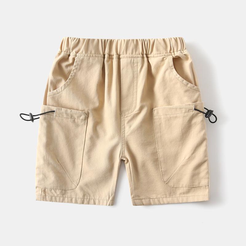 Cotton Children Brown Short Pants for Boys Kids Shorts Beach Shorts Casual Loose Toddler Boy Shorts