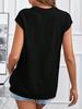 2026 Women's Summer Round Neck Short Sleeve Casual Slimming Versatile Loose Sweater