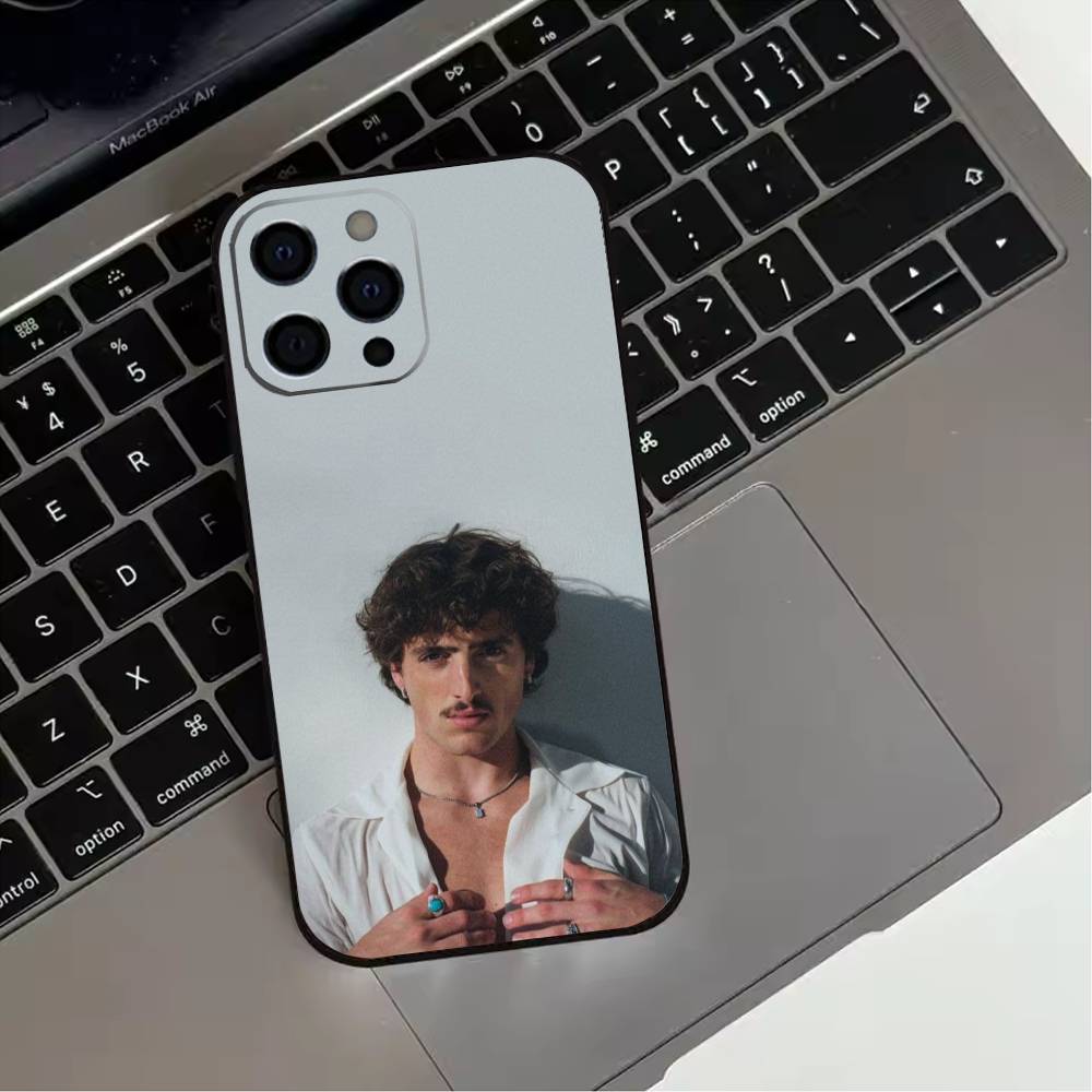 B-Benson Boone Singer  Phone Case For iPhone 17,16,15,14,13,12,11 Plus,Pro Max,XS,Soft Silicone Black Cover