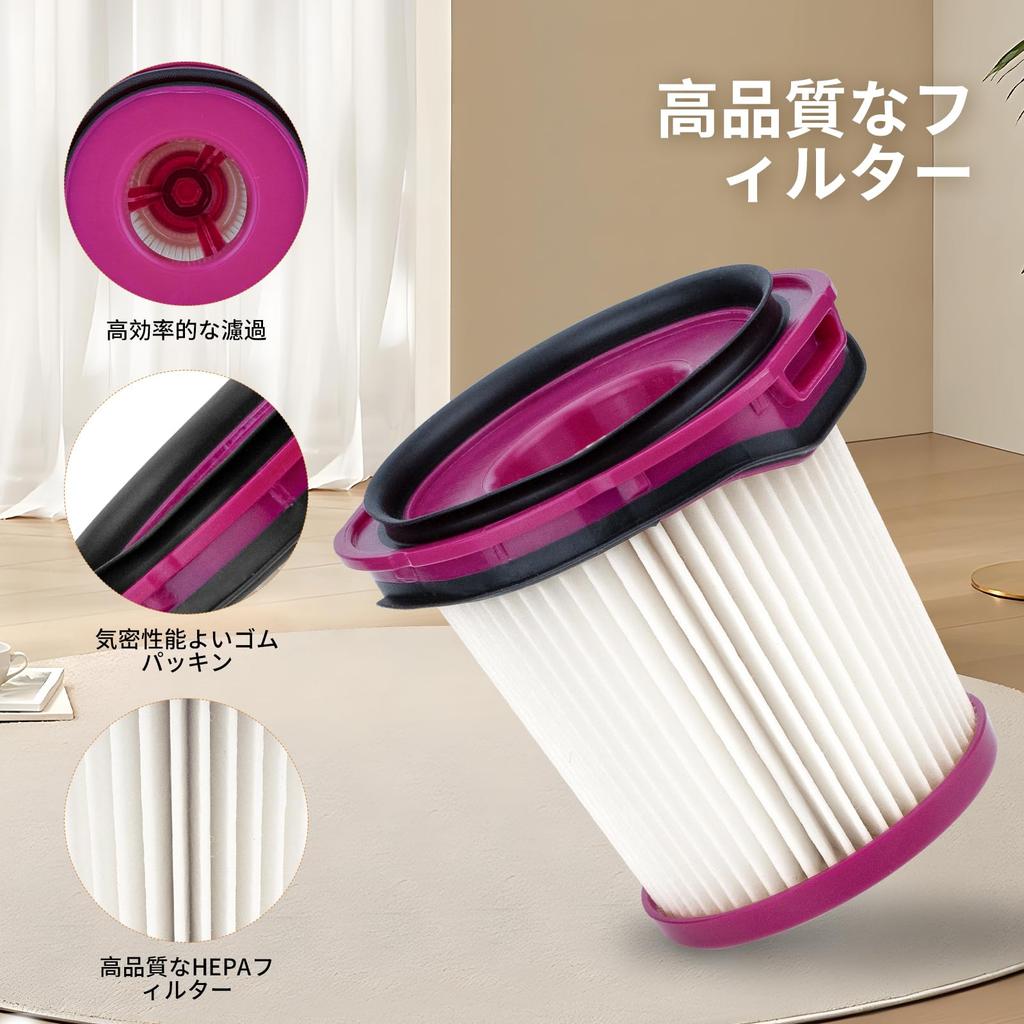 Shark Vacuum Cleaner Filters with Replacement for EVOPOWER SYSTEM NEO NEO NEO and LC551J (6-Pack) Brushes, LC200J, LC250J, NEO+, LC301J, LC351, II,