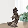 Witch Pentacle Statue Figurines Woman Decorative Sculptures for Hotel Bar Decoration