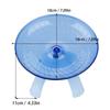 Plastic Wheel   Silent Exercise Roller for Mice Hamster Blue