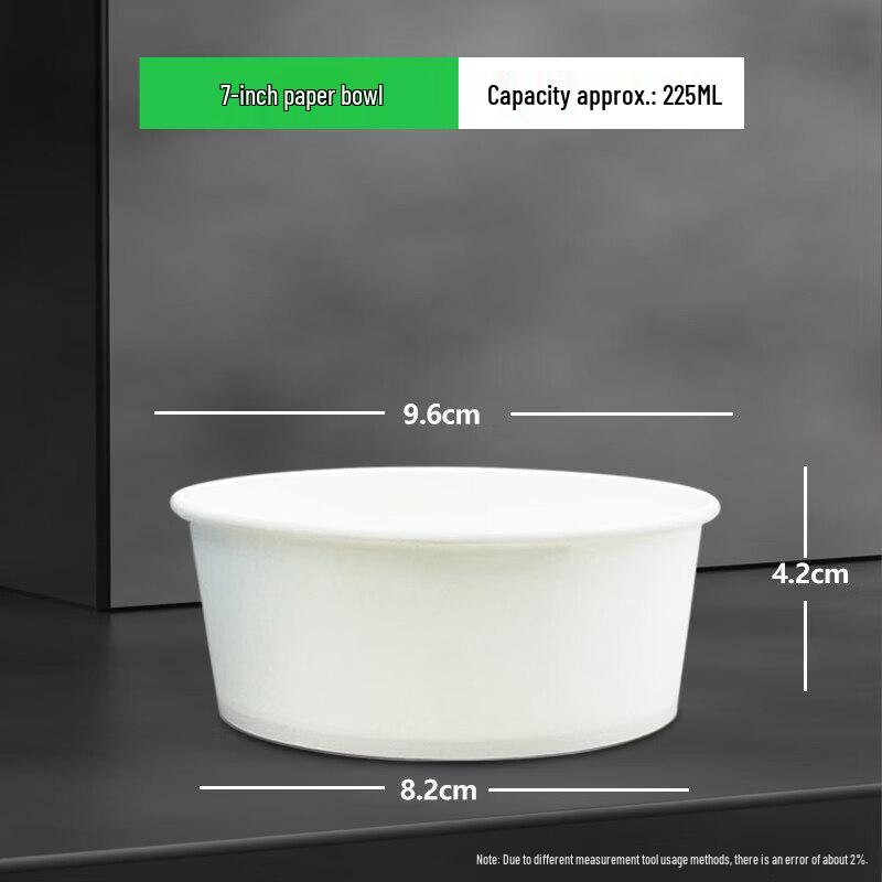 Disposable Biodegradable Paper Bowls with Lids