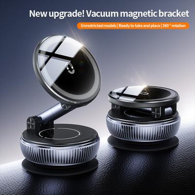 Vylepšený vakuový magnetický držák telefonu, pro přísavku Magsafe, nastavitelný otočný zámek, pro vaše auto/posilovnu/zrcadlo