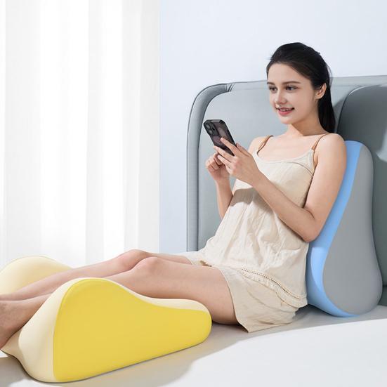 Couples Butt Cushion Hip Intimacy Pillow Memory Foam Multi Position Wedge Cushion Ergonomic Leg Wedge for Bedroom Relaxation Post-Surgery Recovery