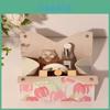 Tulip Paper Tissue Box Leather Waterproof Multiuse For Living Room Decor