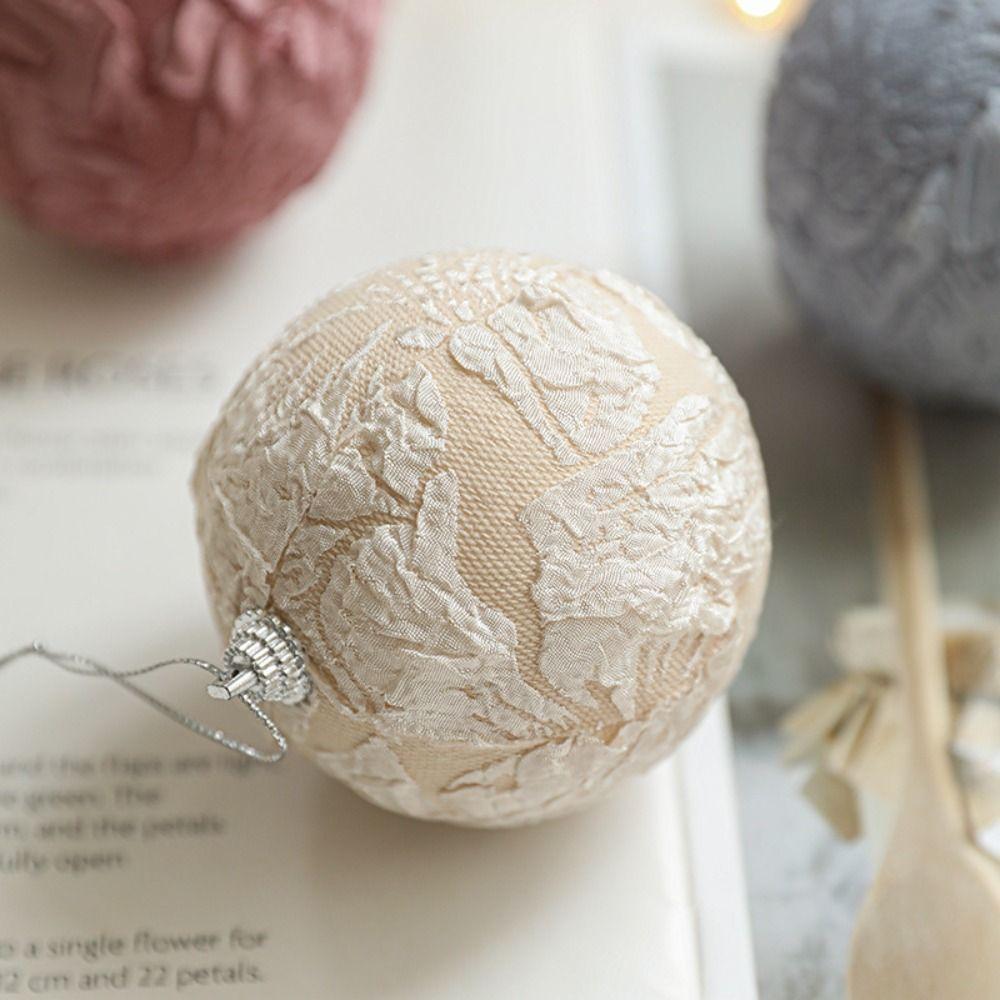 8CM Christmas Tree Decoration Ball Party Supplies Xmas Ornaments DIY Christmas Pendant  New Year