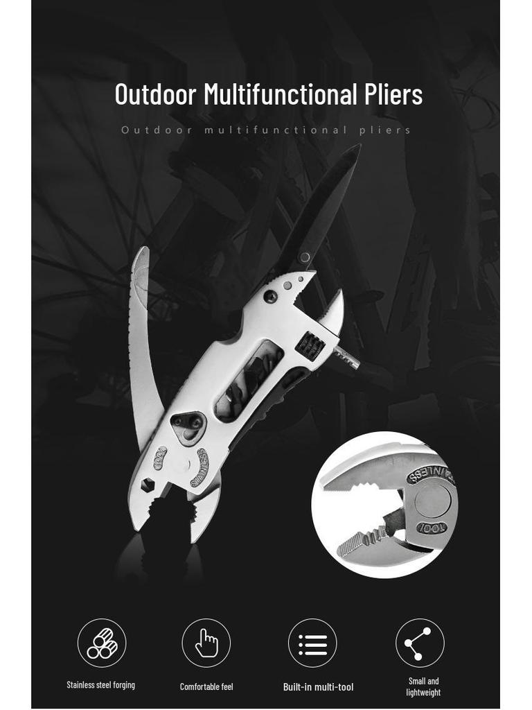 Outdoor Camping Essential Multi-tool Pliers and Wrench Set