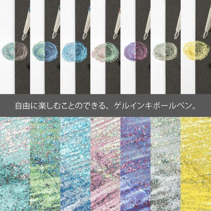 Pentel Ballpoint Pen Dual Metallic Original + Fantasy Set 14 Colors K110-D14ST 14-Color Set