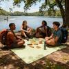 Picnic Blankets Waterproof Lightweight Gear Sheet Picnic Mat Outdoor For Family Outings Friend Gatherings Grass Park Beach