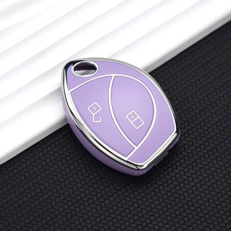 2/3 Buttons Soft TPU Car Key Cover Case Shell Fob Holder Protector For Toyota Malaysia Truguard VG Alarm Cobra Accessories