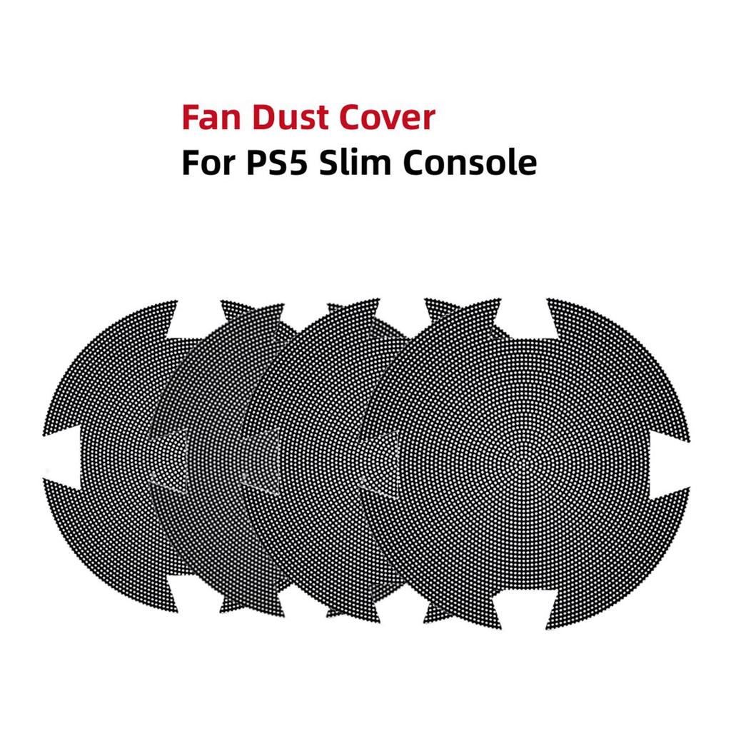 Console Cooling Fan Dust Cover Protector for Slim Game Console Dust Net Filter Ventilation Fan Net Anti Dust Cover