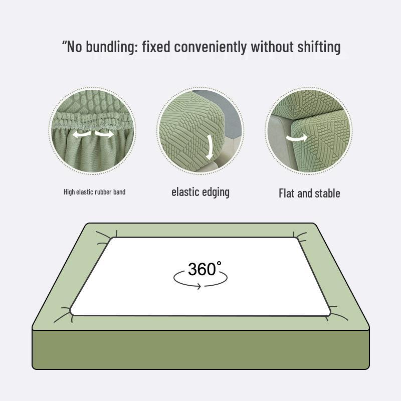 Coral Sea Non-Slip Stretch Sofa Cushion Cover - Four Seasons Universal Fit