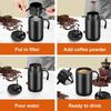 Pour Over Coffee Dripper Portable Stainless Steel Coffee Filter Reusable Mini Collapsible Paperless Single Serve 1 Cup JT587