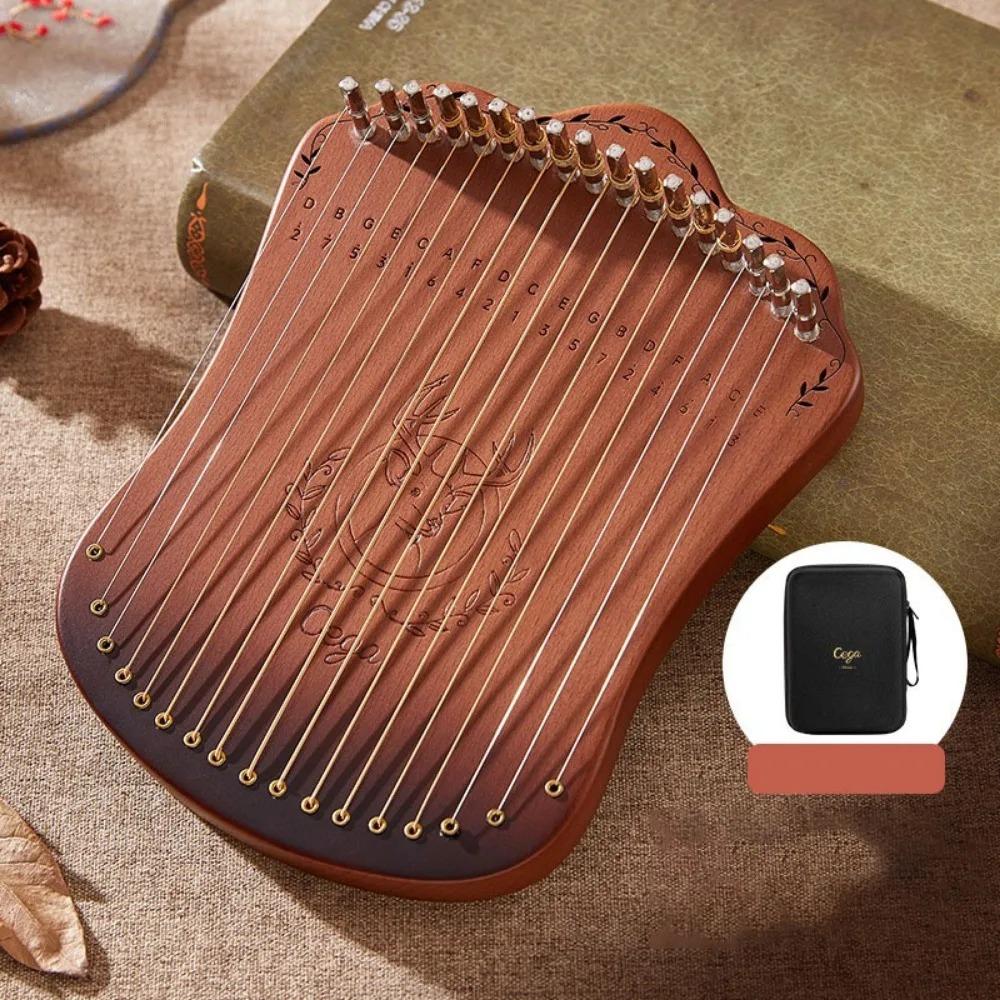 17 Strings Harp Portable Professional Stringed Instruments for Beginner Musical Instruments Leisure and Entertainment Gift String Instrument