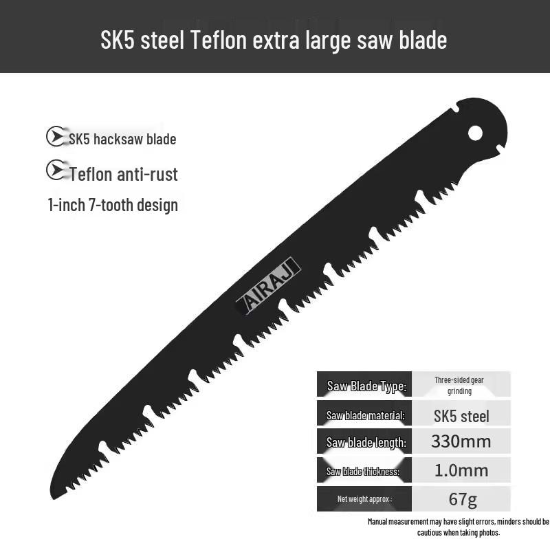Folding Handheld Woodworking Saw for Quick Tree Cutting