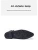 Men's British Style Autumn Leather Chelsea Boots - Shiny, Pointed Toe, High-Top, Formal, Casual, Short Boots