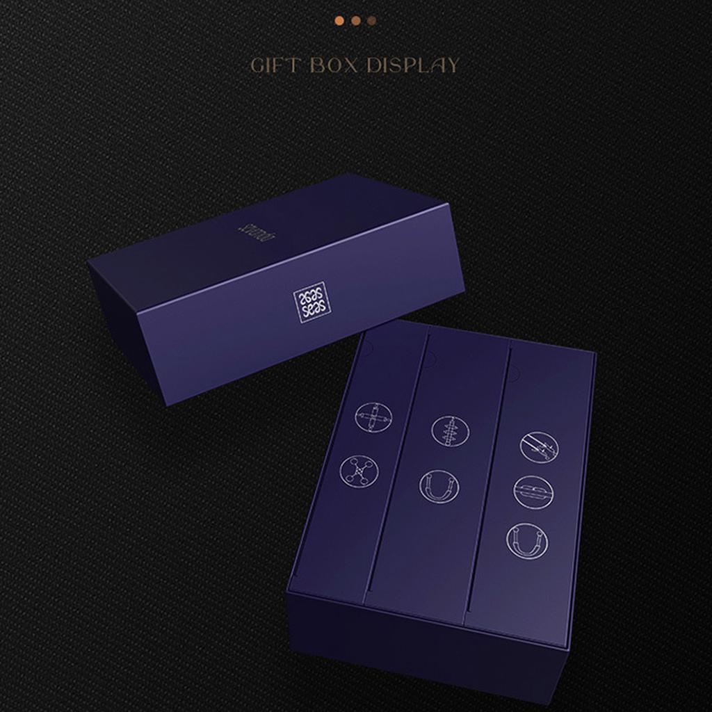 SM-sett med håndjern Bondage-tau sett med tempereringsverktøy Splittelekesett Valentinsdag SMl-gavesett