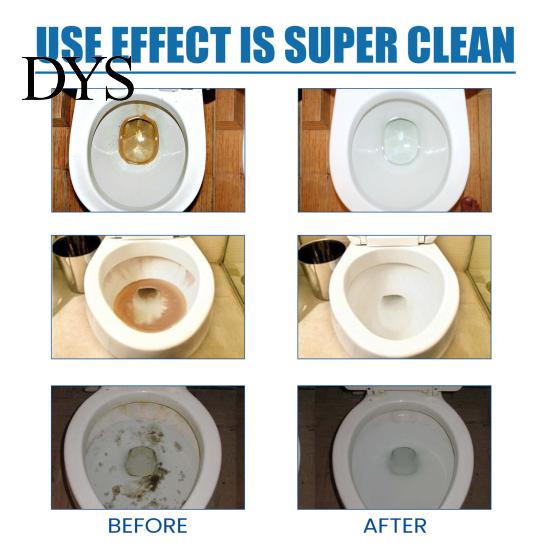 Eco-friendly Toilet Cleaner Quick Foaming Bowl No Odor Safe To Grime Remover Use Foam Powder Household Cleaning Essential Mild