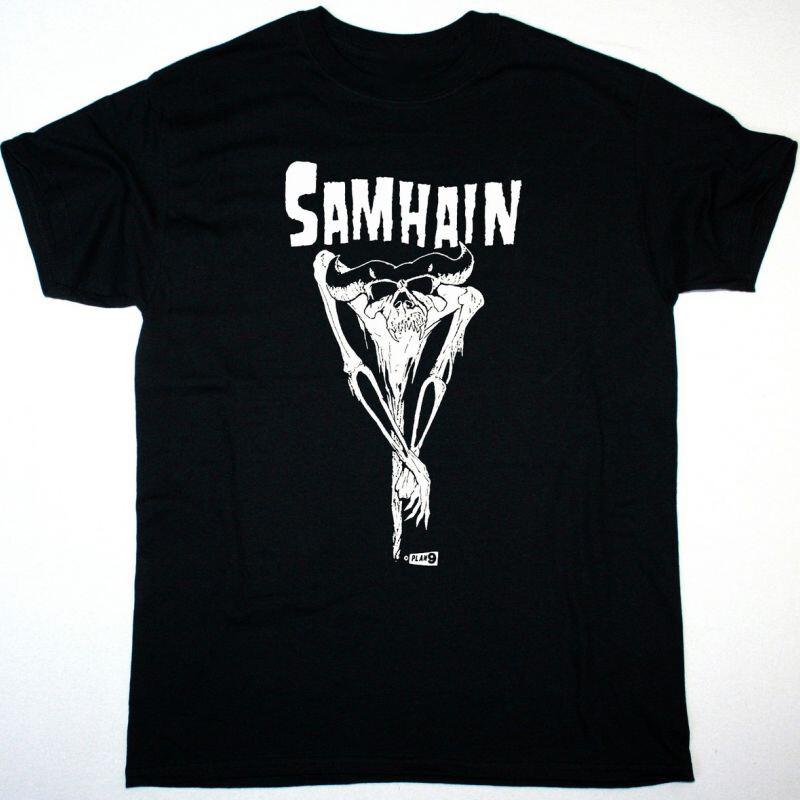 Samhain band T-shirt Black Short Sleeve All Sizes S to 5Xl Unisex T-Shirt L