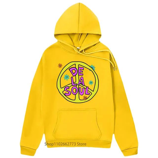 

De La Soul Music Hoodies High Street Sweatshirt Fashion Anime Streetwear Женская одежда Топ Harajuku Pullovers XL
