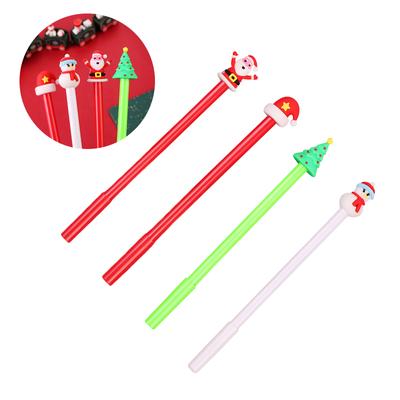 4Pcs Christmas Gel Pen Cartoon Gel Pen Funny Writing Pen 0.5MM Needle Tip for Adult Student Writing Noting Journaling