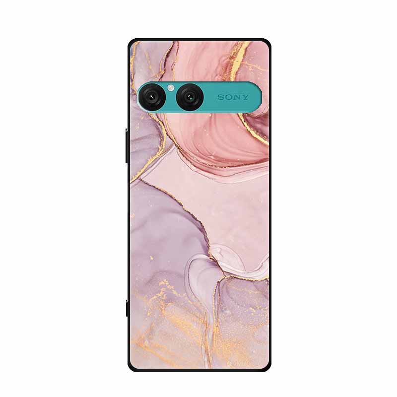 For Sony Xperia 10 VII Case Soft Silicone TPU Back Cover Protective Coque for Xperia10 VII 5G XQ-FE54 XQZ-CBFE Black Phone Cases
