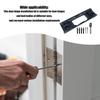 Door Hinge Jig Metal Adjustable Drilling Door Hinge Jig Accurate Locking Cabinet Hinge Jig Door Hinge Tool Quick Punch Cabinet