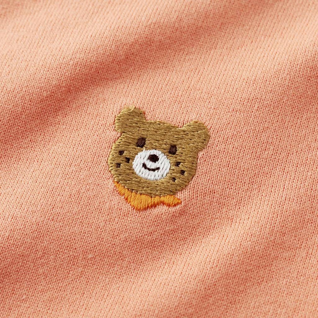 Miki House Hot Biscuits Short Sleeve Boys and T-Shirt, Girls, Baby, Kids, Orange, 90cm, 70-5210-683