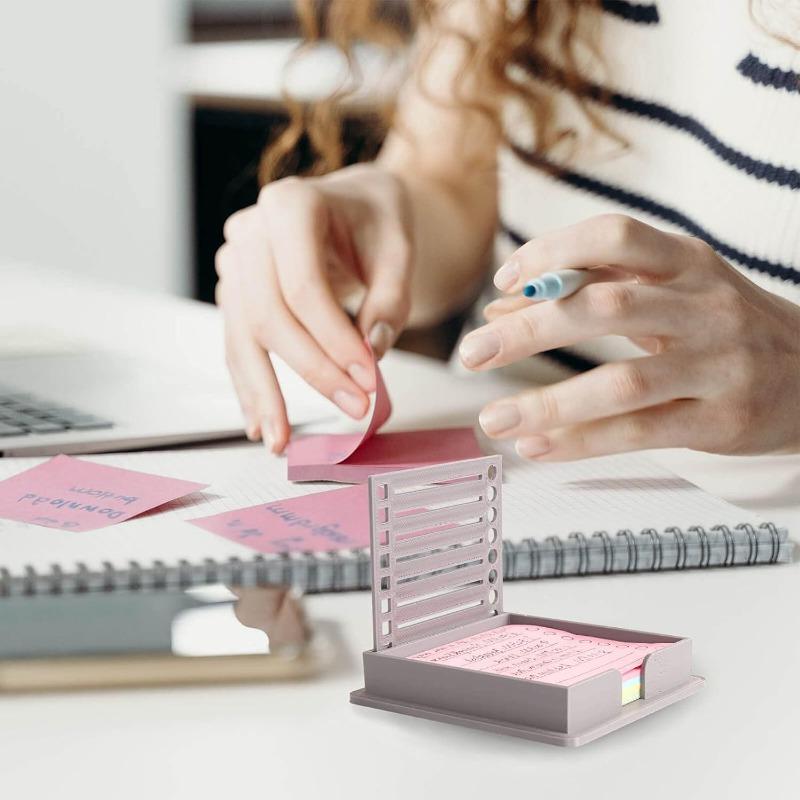 1SET Post-It Note Template Box Post-it Note Box