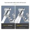 Universal 1080° Rotating Faucet with Lifting Anti-Splash Spout for Bathroom Face Washing and Brushing Teeth