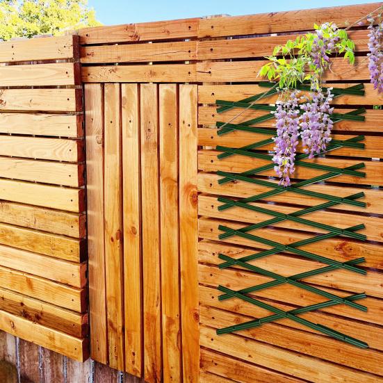 Plant Climbing Lattice High Durability Stretchable Plastic Expandable Plant Climb Wall Hanging Frame Trellis Garden Supplies