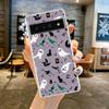 Phone Case Cover for Google Pixel 9,8,7,6,5,4,4XL,7A,6A,5A,4A,3A,Pro,XL,5G Transparent Soft TPU Shell Halloween Ghost Costume