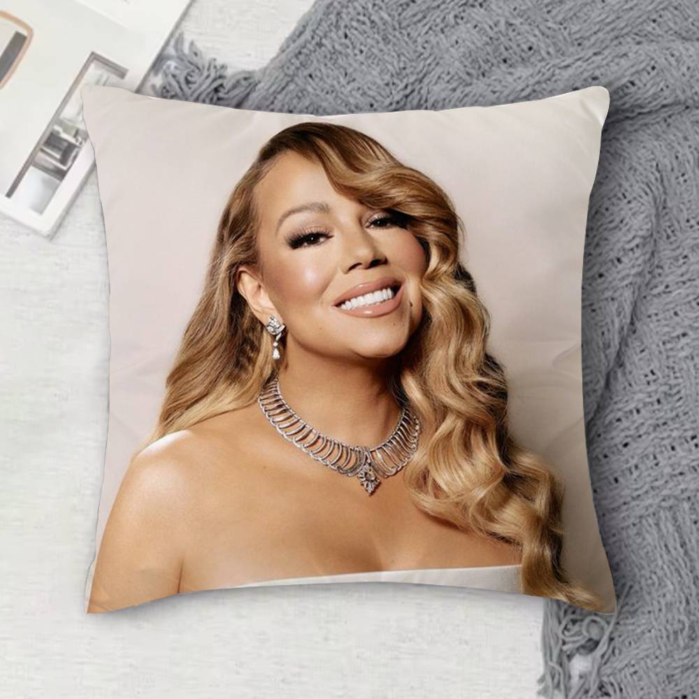 MMariah Carey Doublesided Printed Square Decorative Cushion Cover for Sofa Living Room Home Decor