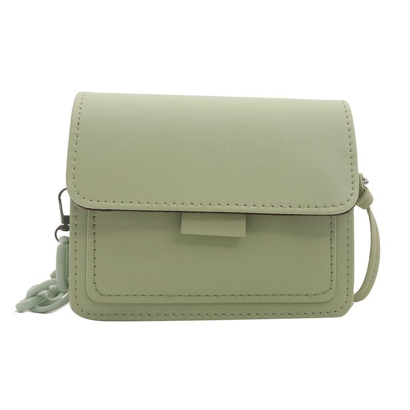 Women's simple fashion temperament casual small bag women's spring new shoulder bag beautiful messenger bag