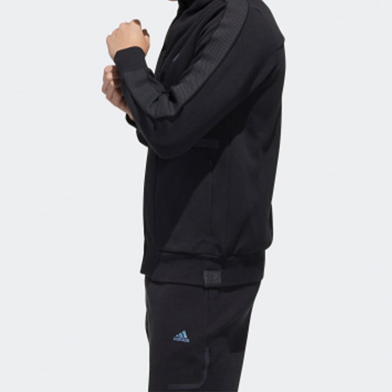 Adidas Jackets Men's Black Hooded Moderate Other FM9344