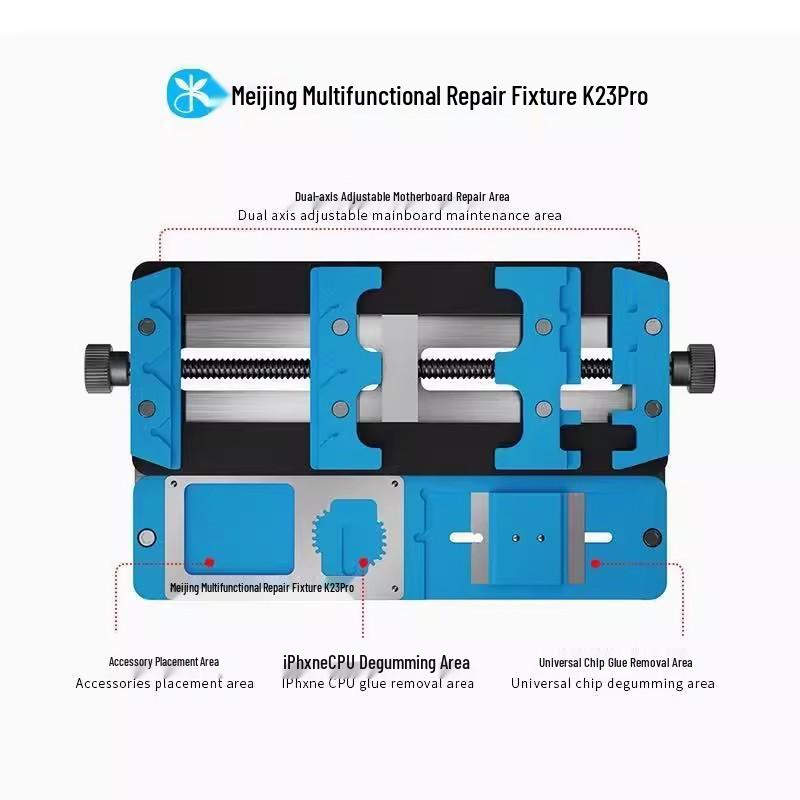 Mijing K23Pro Dual-Axis High-Temp Mobile Phone Motherboard & Chip Repair Fixture