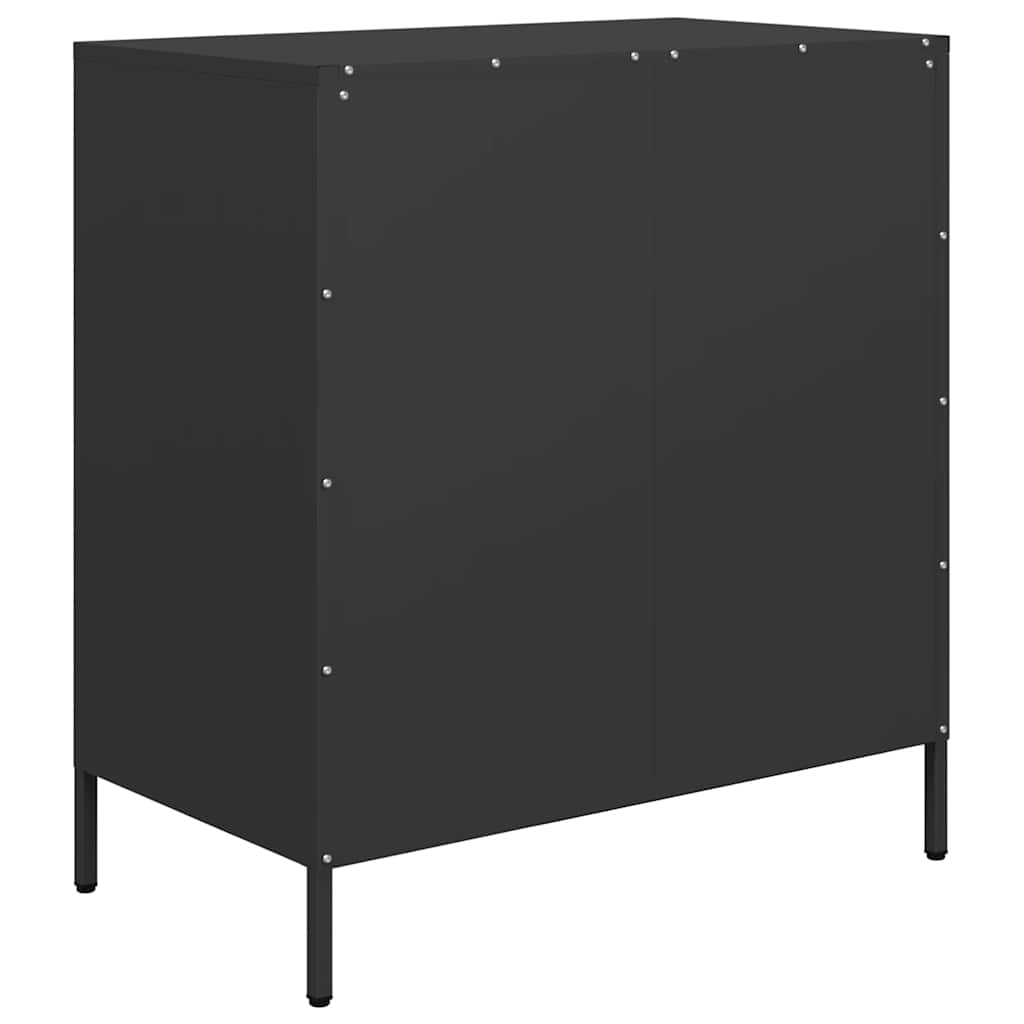 Sideboard Black 68 x 39 x 73.5 cm Cold Rolled Steel