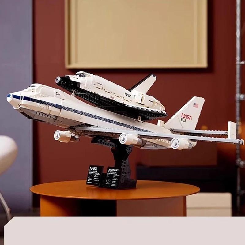 Creative  2417pcs ICONS Shuttle Carrier Aircraft Compatible 10360 Building Kit Blocks Space Plane Bricks Toy For Children