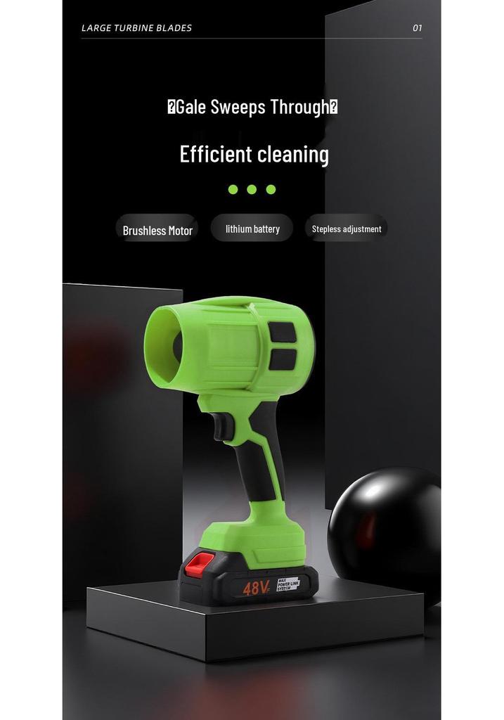 High-Power Portable Handheld Leaf Blower and Dust Collector, Shockproof and Pressure-Resistant