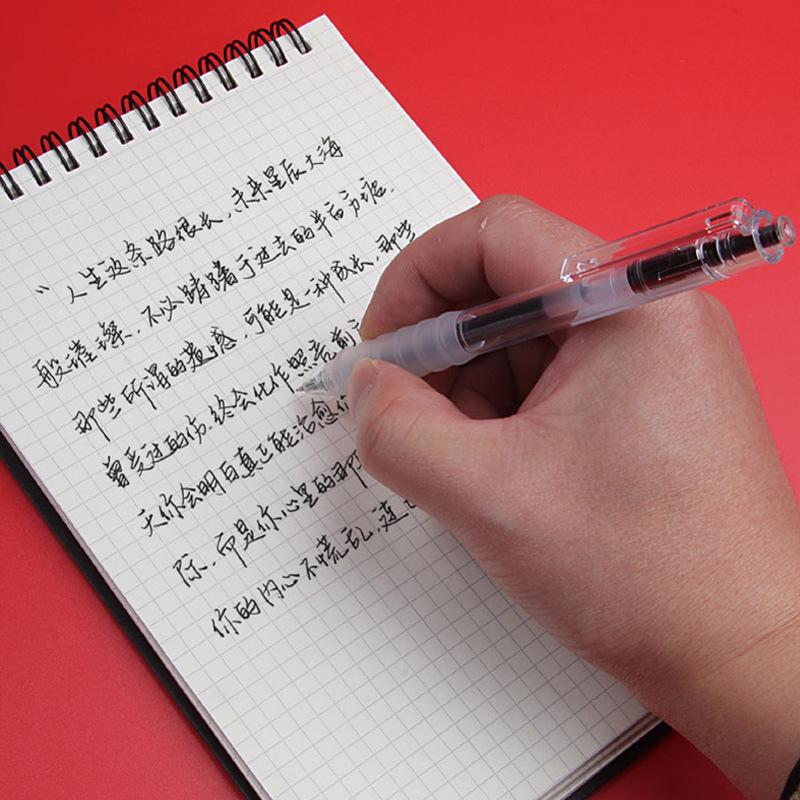 Tianzhu Model 32931 Japanese Style Quick-Dry Gel Pen with Smooth Black ST Nib - Anti-Fatigue and Clickable Design.