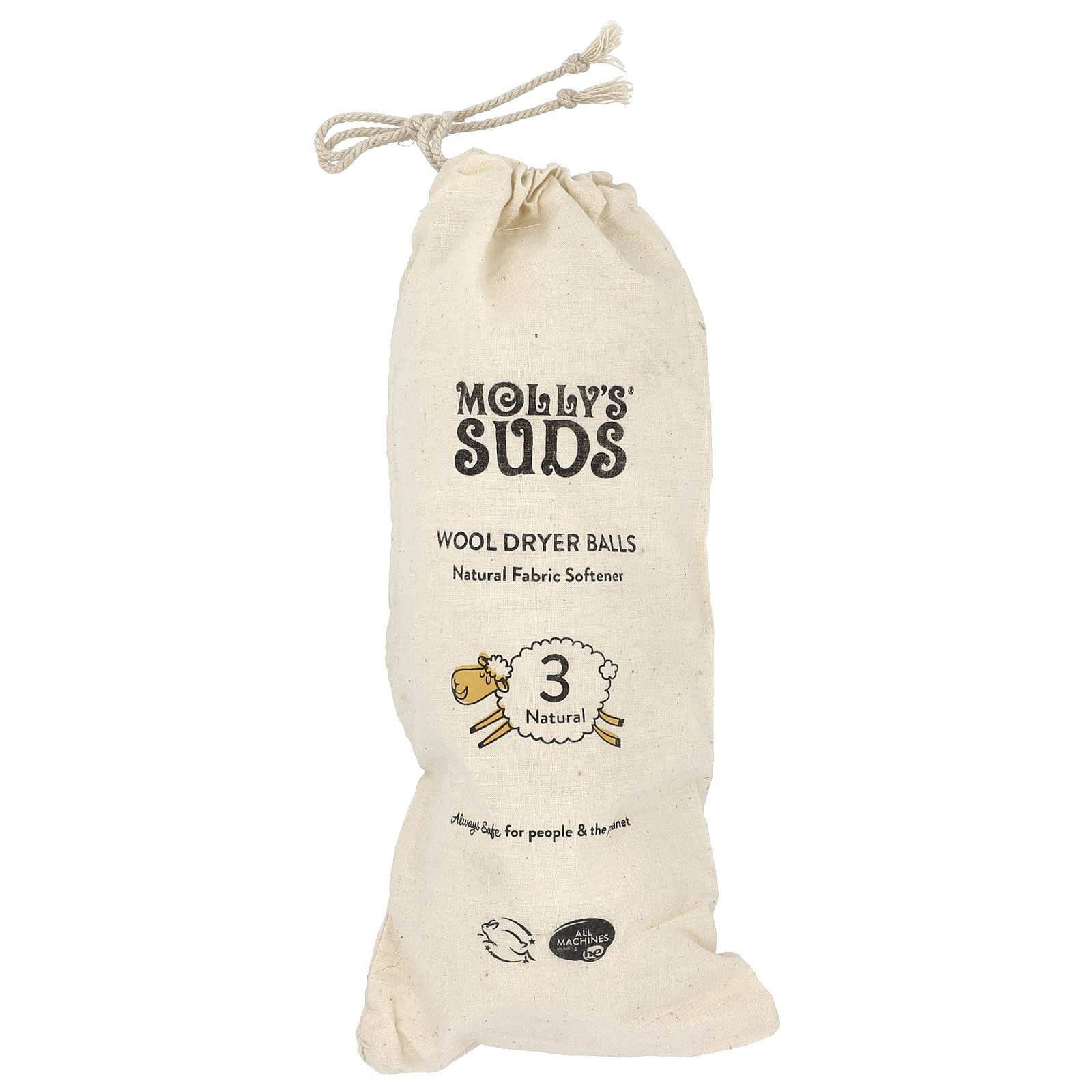 

Molly S Suds, Wool Dryer Balls, 3 Pack