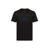 Blended Fabric Crew Neck Short Sleeve T-Shirt Men Tops Black 3G1TM6-1JQXZ-F059