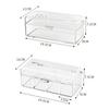 Makeup Brush Holder Clear Acrylic Storage Box Hair Accessories Organizer Lipstick Cosmetic Storage Box Desk Jewelry Organizer