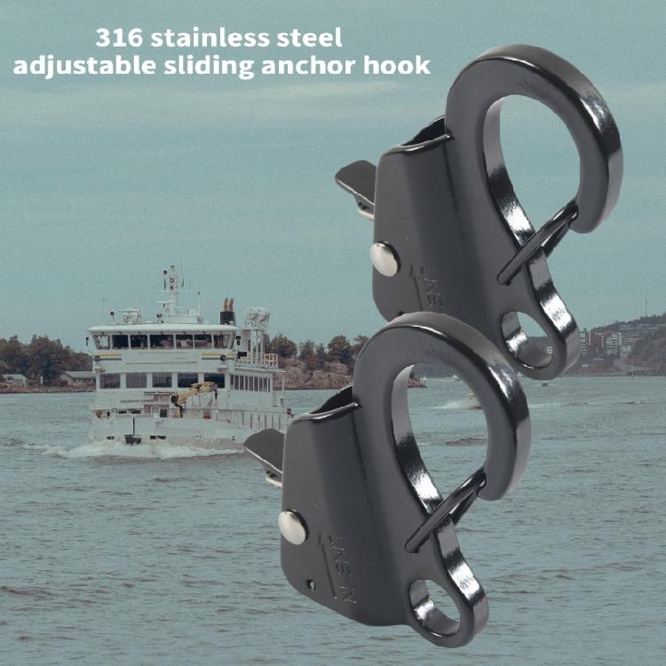 High Strength Stainless Steel Marine Hook Corrosion Resistant Designs Spring Hook Suitable for Secure Boat Anchoring
