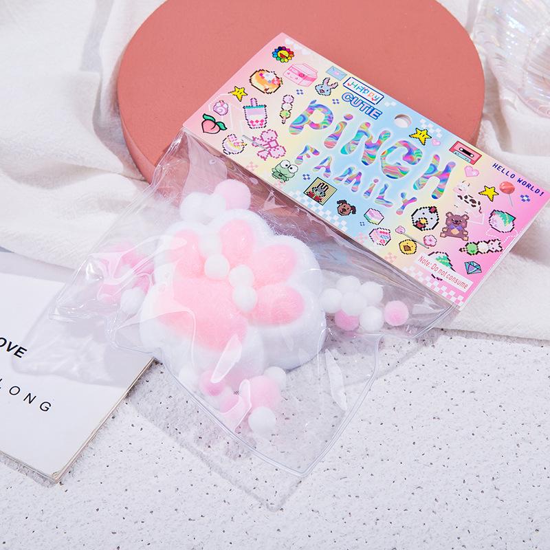 

Игрушка-антистресс в виде плюшевой кошачьей лапы большого размера [In Stock for Immediate Shipment]